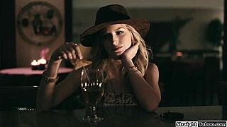 doctor and brunette dominate a patient with blindfolded ass licking feet fetish and lesbian muff diving in hospital