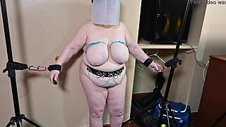 Slut sub curious fern endures tit suffering and udder busting in amateur roleplay with big tits and slow motion on March 14 2020. Homemade mature video shows consensual sensual submissive acts.