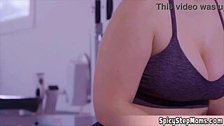 Beautiful Milf Wife Riley Exercises With Hot Body Too Sexy To Ignore!
