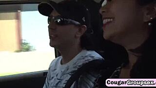 Three hot milfs in steamy foursomed-2