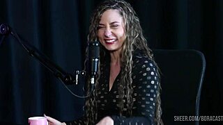 Compilados da jujube delícia no bora cast with bruna carlos in sheer red lingerie and group domination