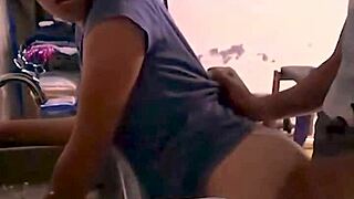 Hey Colombian milf, serve your man now - drop the cleaning for bent over doggystyle fucking and moaning in bedroom pov action!