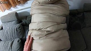 Just ripped her pantyhose for doggy and double cum on coats preview.