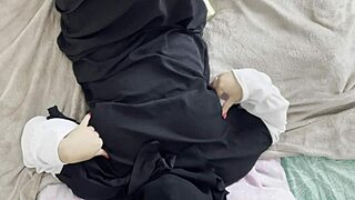Faslı Seks Hicablı Arap Kızı Büyük Kıçla Sert Aksiyon, İç Dölme, Islak POV ve El İşi