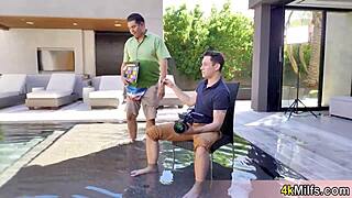 Squirter Milf Model Anna Bell Peaks Gets Fingered and Fucked Rough