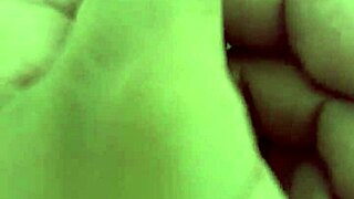 uhh latina milf tiffanny stuffs anal beads deep in her shaved pussy while wearing pantyhose homemade