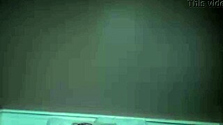 busty oriental maxine x moans while fucking her wet pussy with huge dildo solo