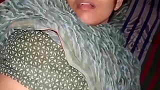 Step sister sucked dick hard before fucking in village girl homemade sex with dirty talk and skinny body