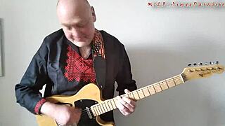 Aimee hot milf spreads legs in military costume for daddy roleplay with dirty talk and squirting.