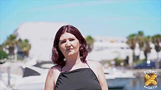 omg leila this chubby french milf is getting double-teamed by two guys in a wild threesome 😈🍑