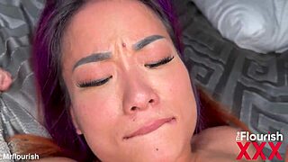 Asian hot wife milf katie lin an ant hop!