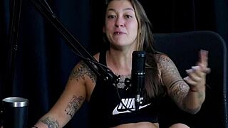 Blonde Brazilian milf in lingerie faces bold casting interview with Vovô Moai outdoors