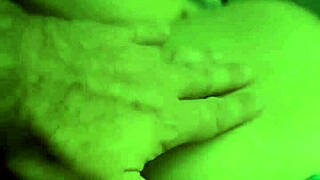 Blonde Brazilian milf spreads big pussy lips for cum-covered orgasm