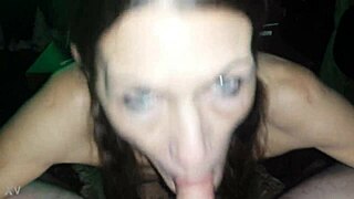 Hey, my perfect girl gives a naughty petite blowjob to her girlfriend in pov style