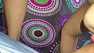 Mature big ass latina seduces friend with dildo play and creampie fucking in missionary and doggystyle.