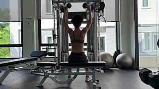 gym workout next one will be naked?