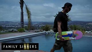 Can This Redhead Milf Resist Seducing Her Husband's Nephew For A Taste Of His Big Cock In Bed?