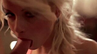 Artistic blowjob mastery delivered by experienced blonde MILF swallowing cum