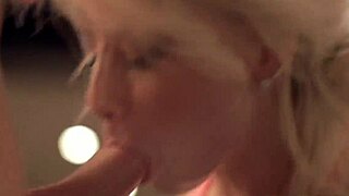 Artistic blowjob mastery delivered by experienced blonde MILF swallowing cum