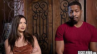 We shared our big tits redhead lover and teen 18+ Scarlett Alexis with busty milf Lauren Phillips on cock.