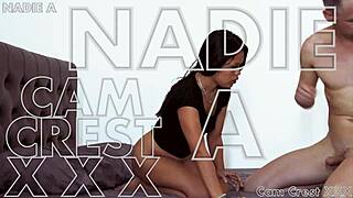 Cam Crest Cums On Nadie As Sweet Ass Free With Tight Pussy Spitting