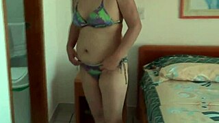 58-year-old Latina stepmom shares first-time beach sex with stepson including mutual handjobs and cumshots