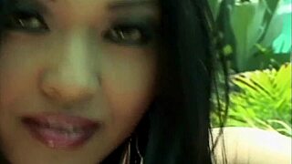 i feel like this scorching hot latina really craves a wild double cock ride in an intense threesome adventure