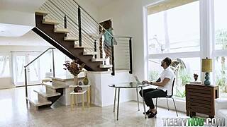 What If I Surprise Dad with Some Cream as Mature Taboo Teen in Father-in-Law Encounter?