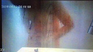 German Wife Cums Hard In Shower On Hidden Cam!