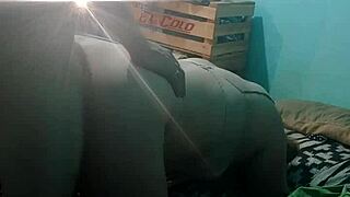 couple enjoys doggystyle sex during emo milf webcam session