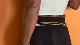 i'm an african ebony cutie taking rough back shots from big cock in quickie sex