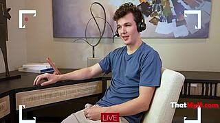 Stepson Discovers Ivy Ireland Butt Naked in Live Session with Josh Rivers