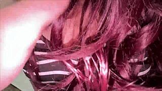 Stepson rams stepmom in the ass during bathroom fuck and shoves dick in her mouth