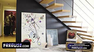 My Colombian stepmom Canela Skin is so fucking hot and horny. She lets me use her whenever I want in kitchen missionary.