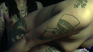 Bleubrutalrose devours huge cock in fuschia leopard lingerie for intense milf pussy licking action!