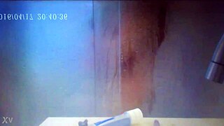 German Wife Cums Hard In Shower On Hidden Cam!
