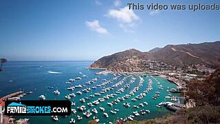 Step Sisters Part 3 - Dirty Sluts Gal And Aubree Reunite Stepmommy And Stepdaddy With Sloppy Orgy