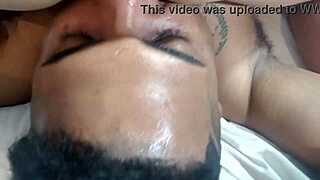 Brazilian milf hints at black blowjob leading to creampie orgasm