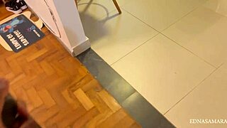 He Arrived From Gym Found Me In Kitchen And Fucked Me There Pounding My Pussy On Pole