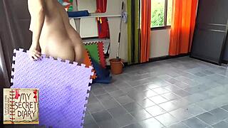 hey, dive into this compilation of nudist barbershop scenes with a nude lady hairdresser in an apron making the client strip naked for barber l4 vibes