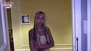 Tanned Blondie Gia Dibella Sucks And Rides In Cowgirl With Creampie Finish