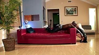 Blonde Stepmom Caught Riding Big Black Cock Again!