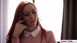 Four Lesbian Teachers with Big Tits and Big Asses Engage in Face Sitting and Muff Diving. They Kiss and Lick Shaved Pussies in Group Meeting.