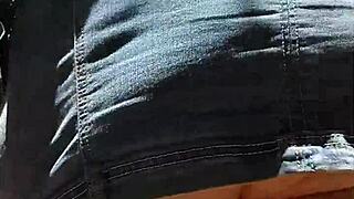 Сексуальная жирная BBW зрелая сосет хуй в лесу на природе