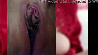 aimee the hot milf known as aimeeparadise performed a private solo masturbation show with dildo