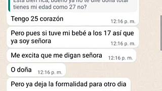 Chat con doña mary y me manda videos bailando desnuda