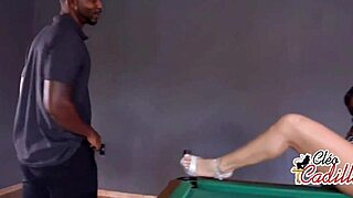 Damn Cleo Cadillac, the cuckold lost at pool and watched the big black guy fuck me so good.