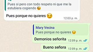 Chat con doña mary y me manda videos bailando desnuda