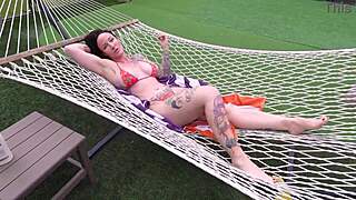 My step-son rubbed lotion on my tatts then he fucked me with blowjob in pov