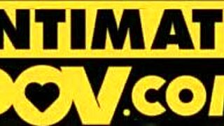 pov - wow, that anniversary sex with lana roy got so intense with double penetration and riding